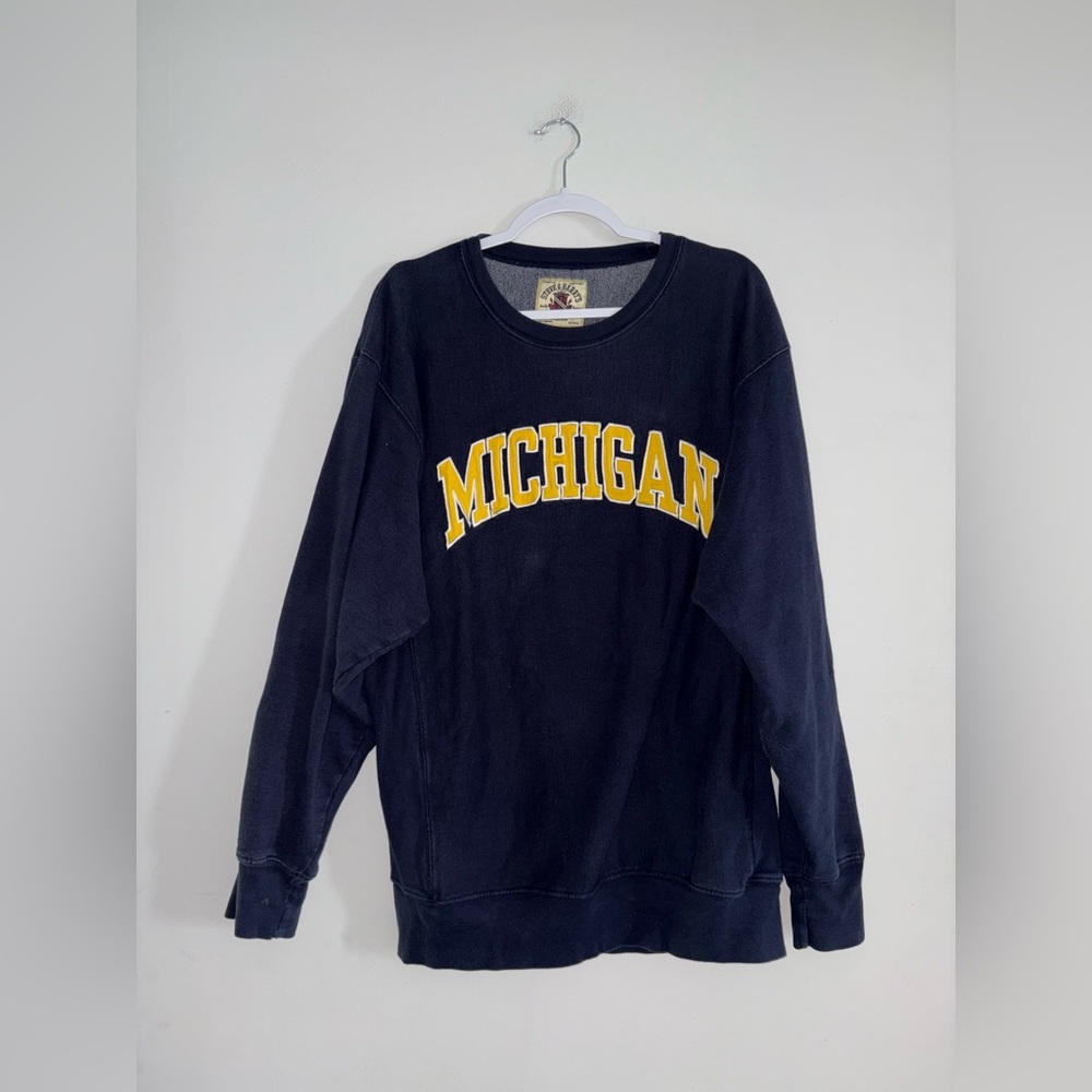 Steve & Barry’s | Navy Michigan Crewneck Sweatshirt